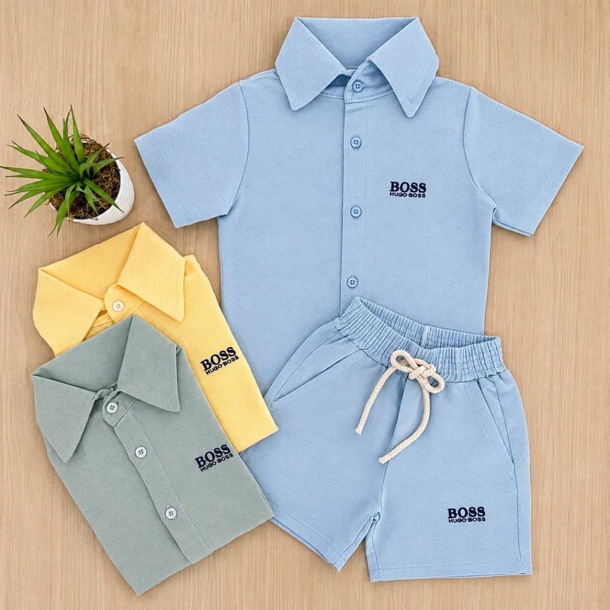 Conjunto Mauricinho Linho