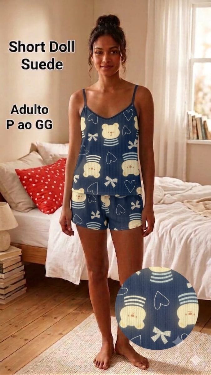 SHORT DOLL ADULTO - Foto 2