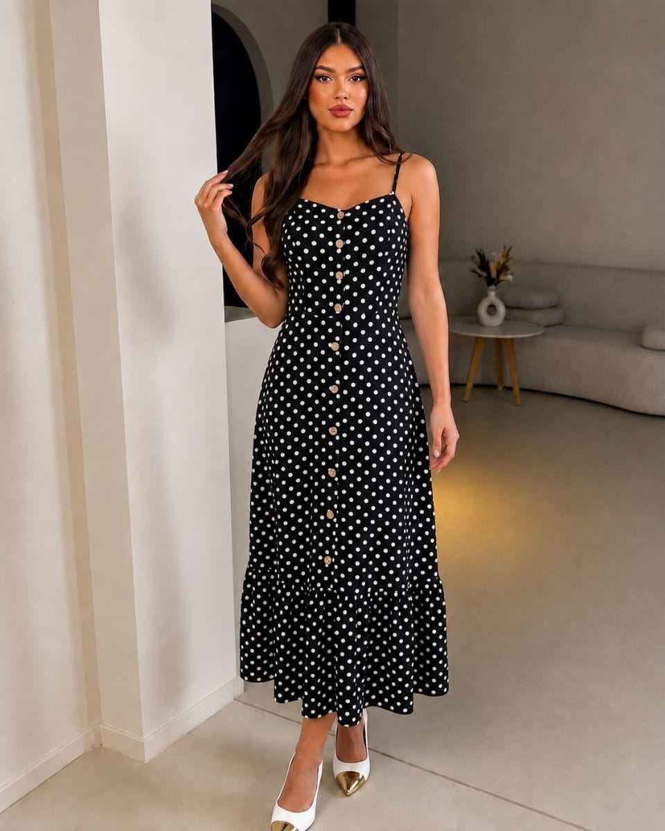 Vestido Max Midi Alcinha - Foto 2