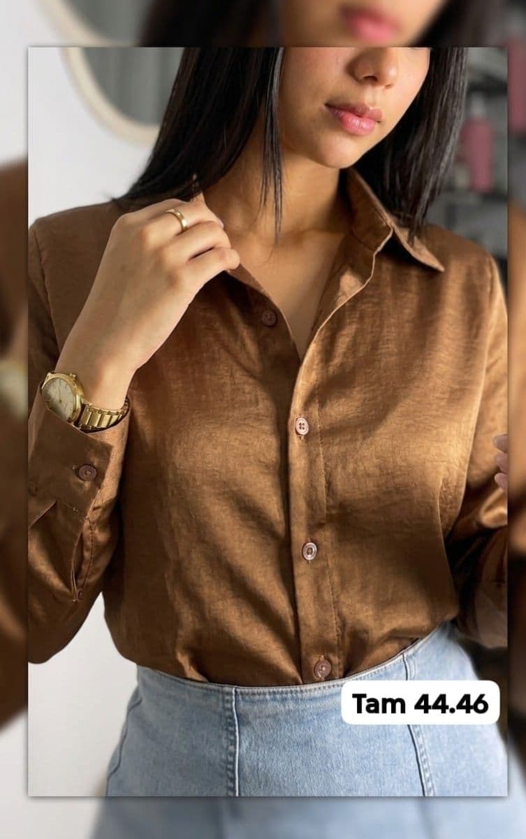 Camisa cetim
