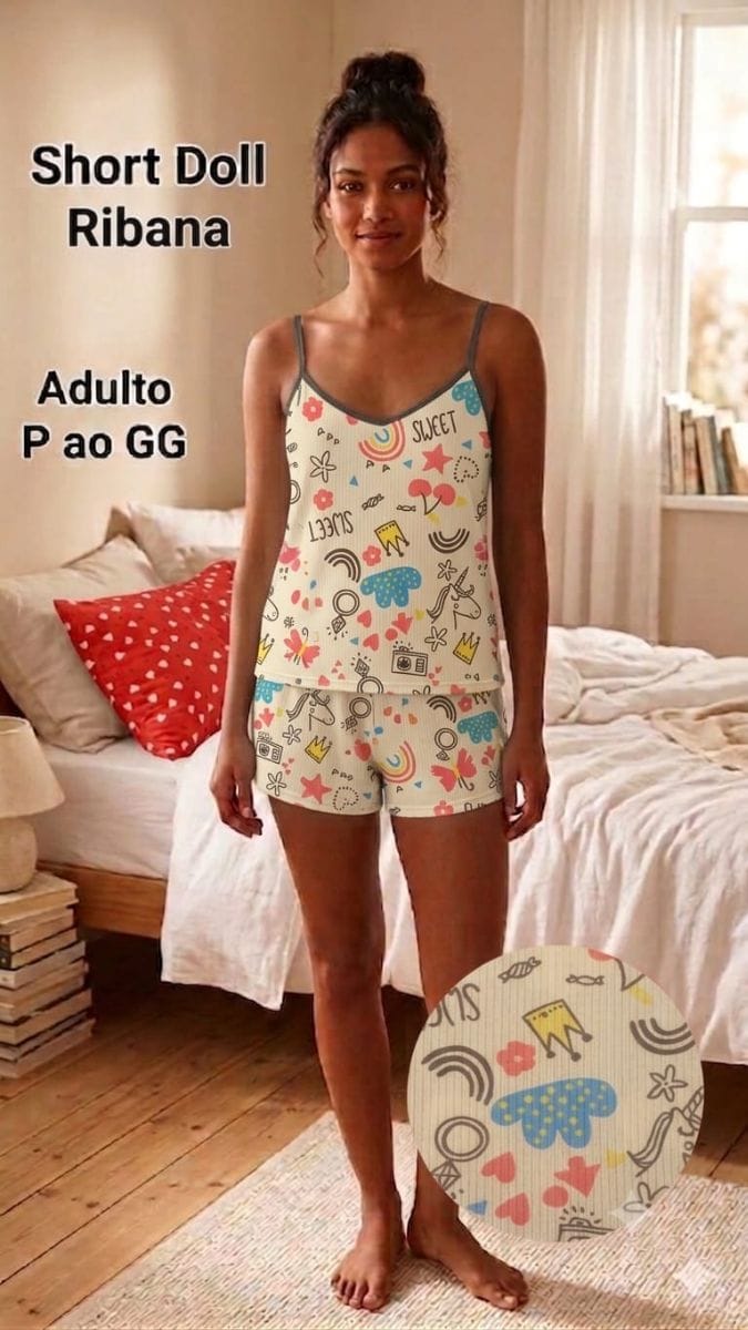 SHORT DOLL ADULTO - Foto 4