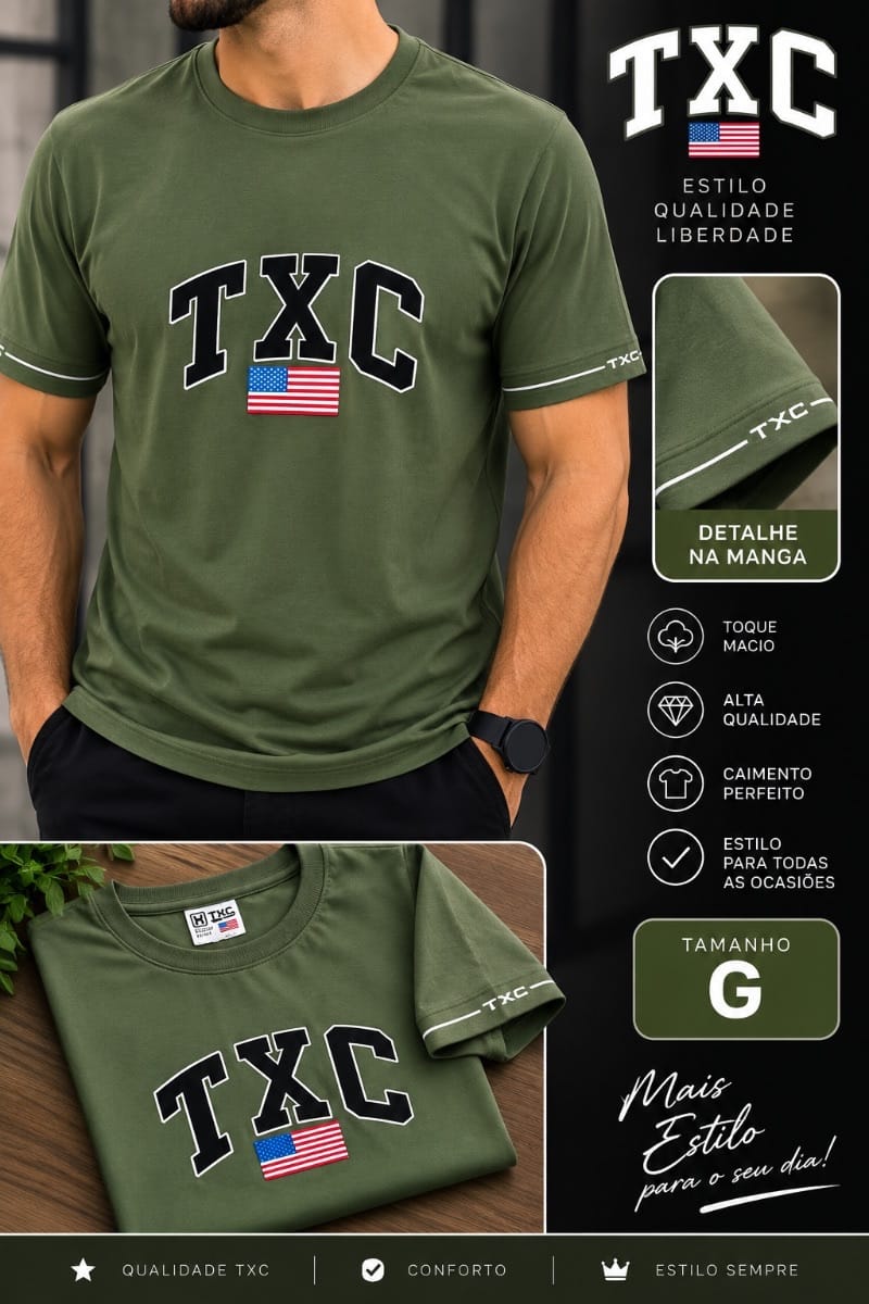 Camiseta Masculina - Foto 5