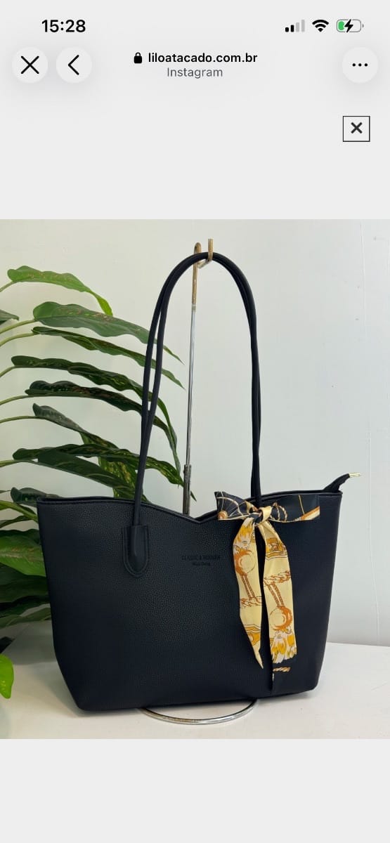 Bolsa social com laço - Foto 1