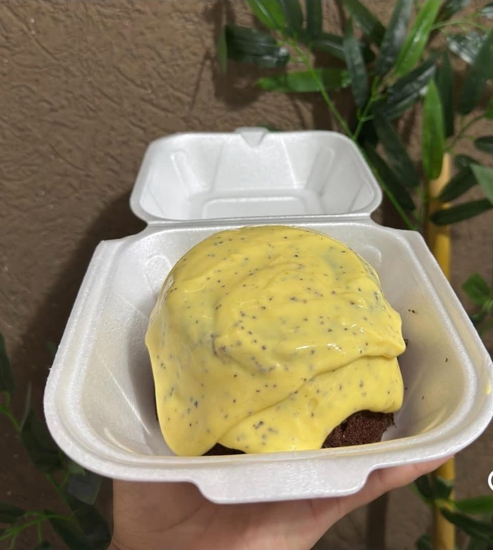 Mini vulcão de Maracujá