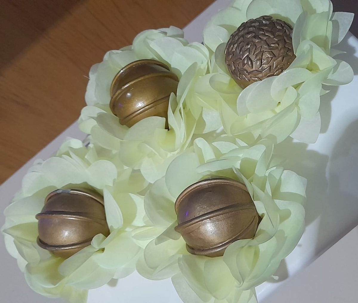 Forminhas coração apaixonado amarelo bebe - Foto 1