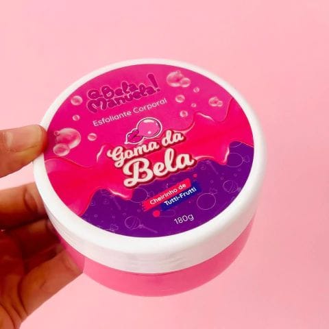 Esfoliante Corporal Goma da Bela Cheirinho de Tutti-Frutti 180g - QBelaManuela - Foto 1