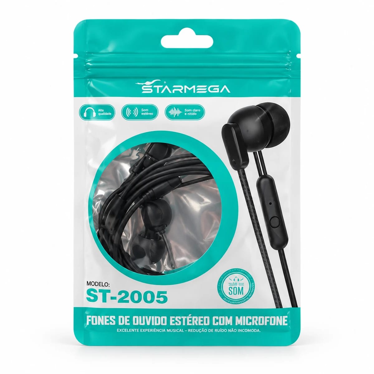 Fone com fio Starmega ST-2005 - Foto 1
