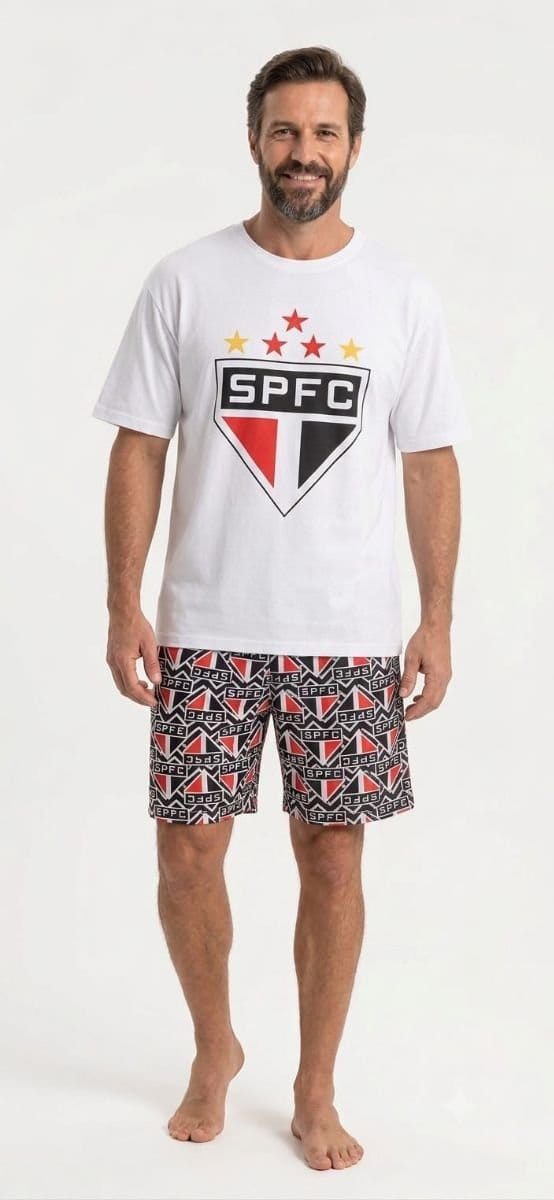 Pijama masculino time - Foto 1