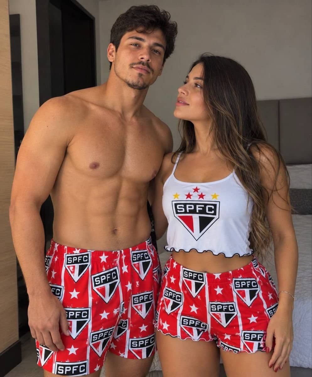 Pijama kit casal time