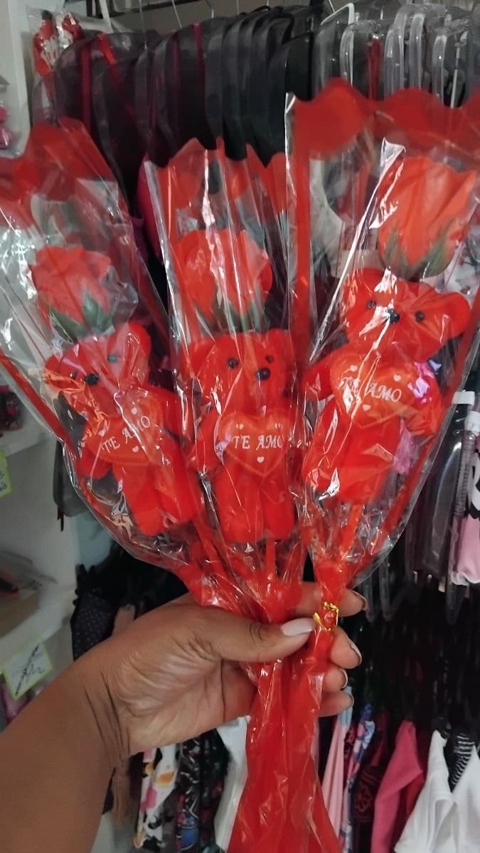 Rosa com ursinho - Foto 2
