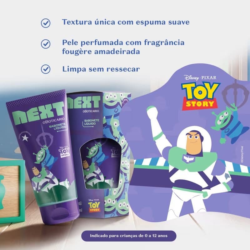 Sabonete Líquido Next Toy Story Gosma Intergaláctica 150ml - Foto 2