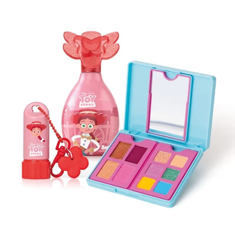Combo Toy Story: Colônia Vaqueira Valente 100ml + Paleta Memórias Felizes 10g + Balm Labial 3g - Foto 1