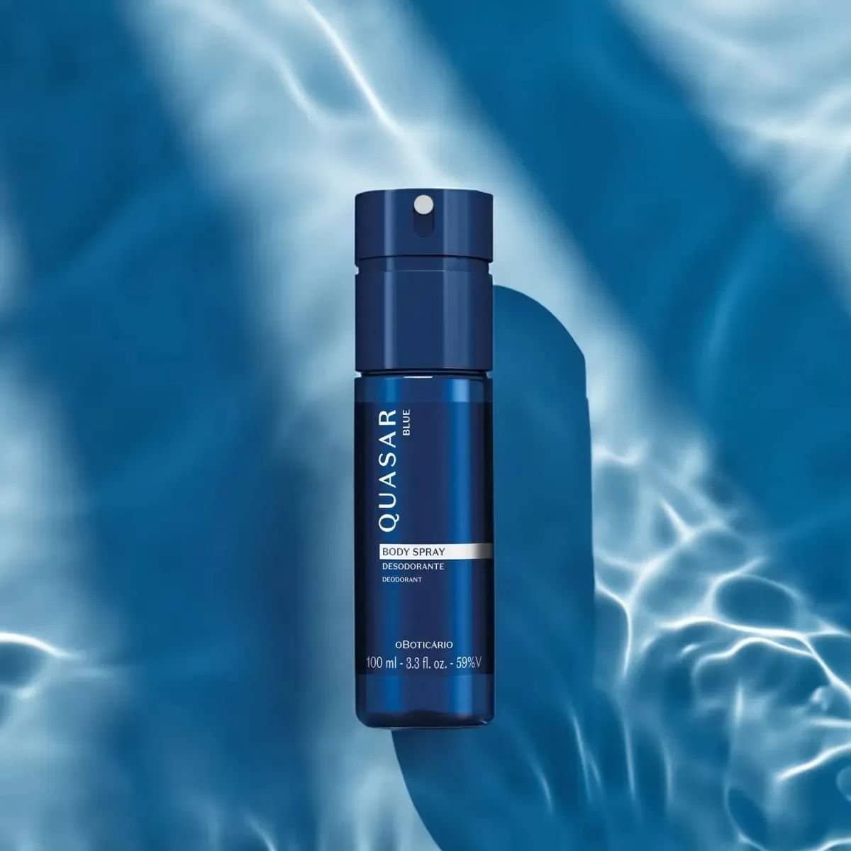 Body Spray Quasar Deep Blue 100ml - O Boticário