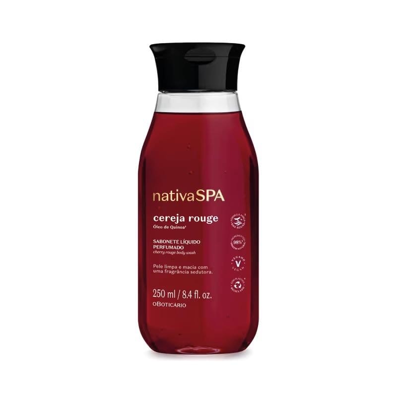 Sabonete Líquido Perfumado Nativa Spa Cereja Rouge 250ml - Foto 1