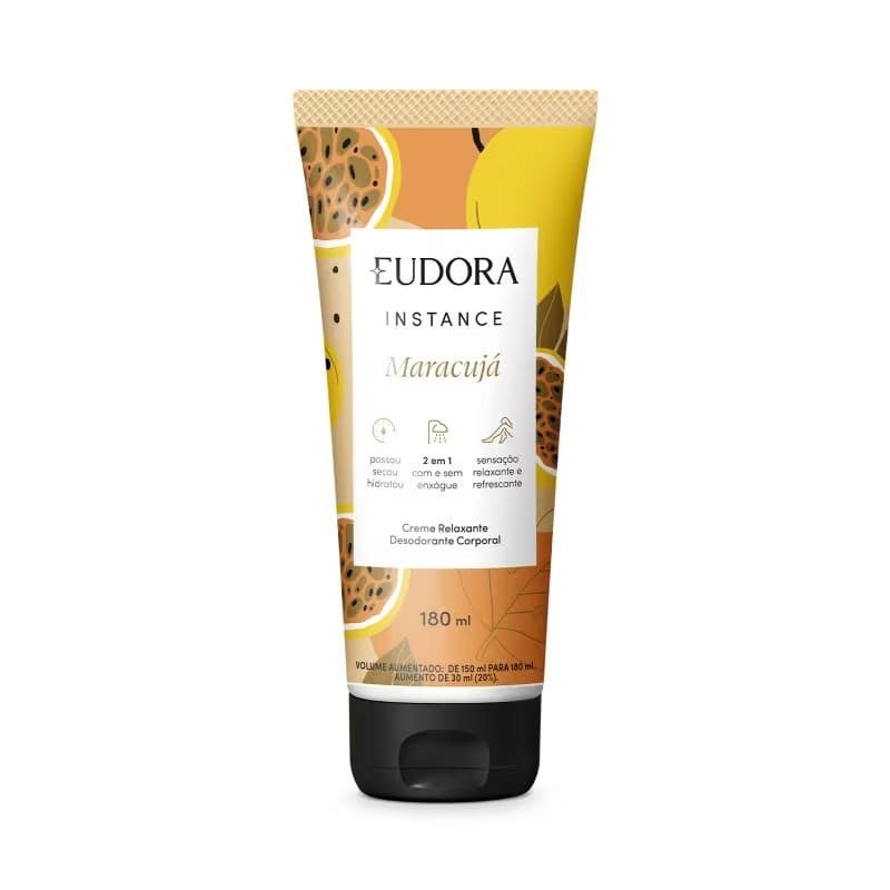 Creme Relaxante Desodorante Corporal Instance Maracujá 180ml - Foto 1