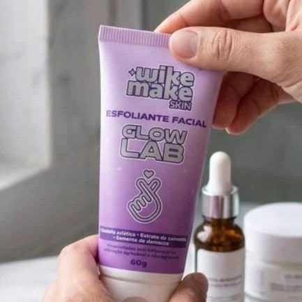Esfoliante Facial Glow Lab Wike Make Skin 60g - Foto 1