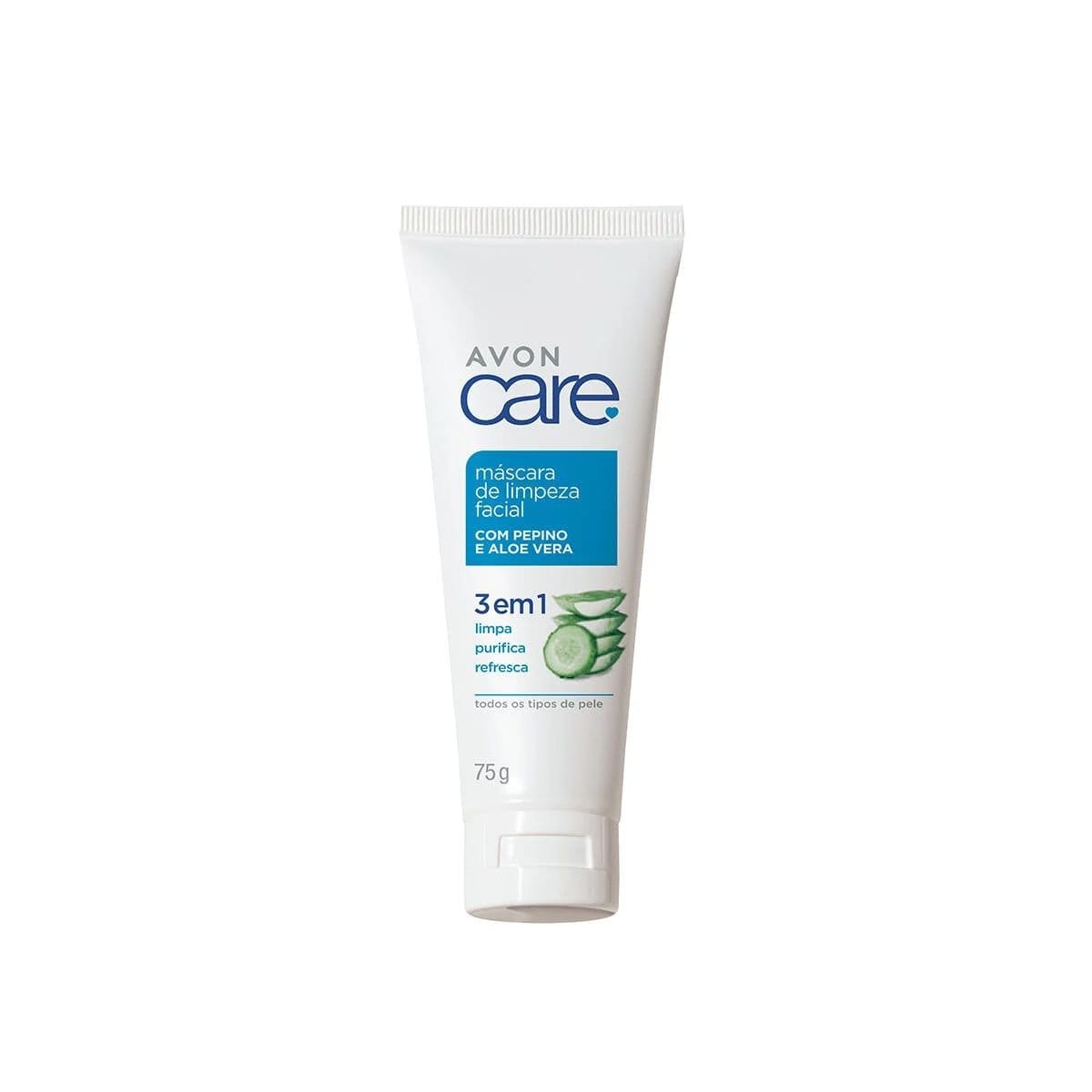 Máscara de Limpeza Facial Pepino e Aloe Vera - Foto 1