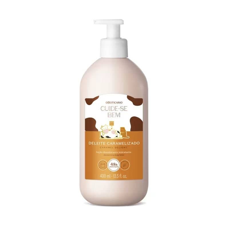 Loção Hidratante Desodorante Corporal Cuide-Se Bem Deleite Caramelizado 400ml