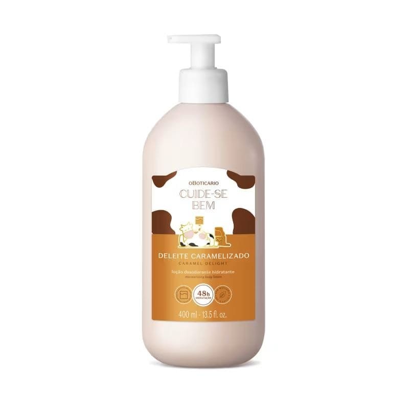 Loção Hidratante Desodorante Corporal Cuide-Se Bem Deleite Caramelizado 400ml - Foto 1
