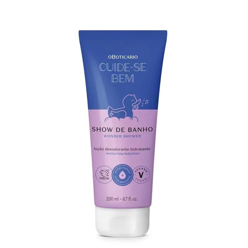 Loção Desodorante Hidratante Corporal Cuide-se Bem Show de Banho 200ml