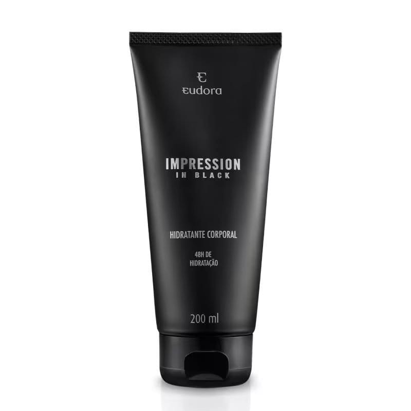 Loção Desodorante Hidratante Corporal Impression In Black 200ml - Foto 1