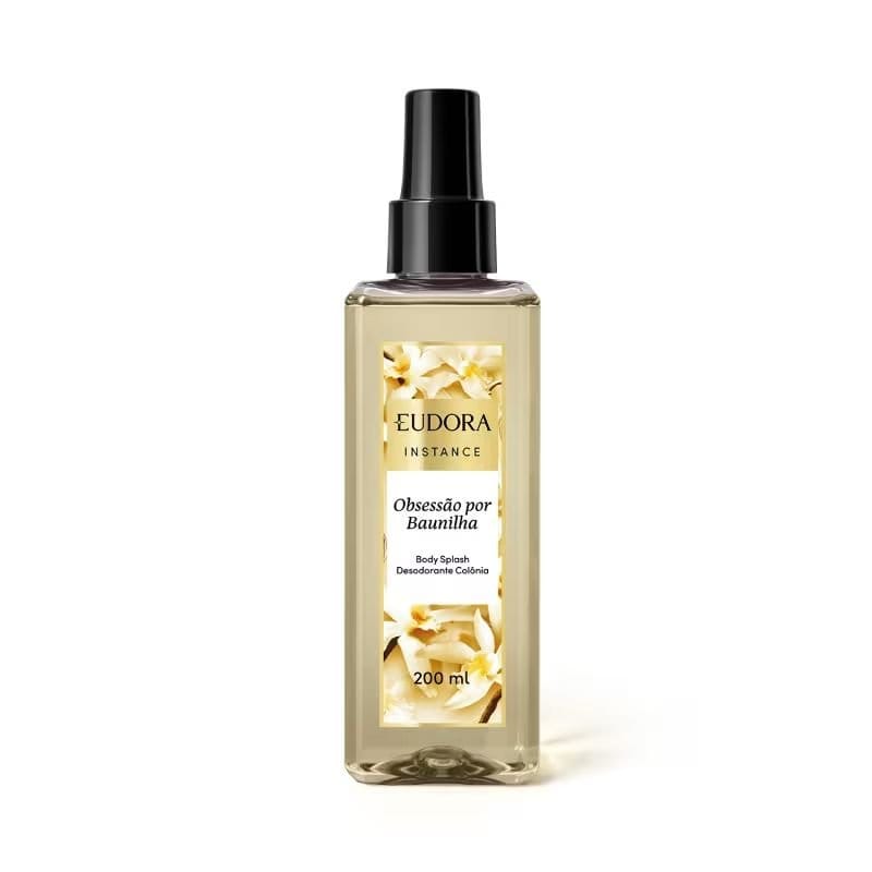 Body Splash Desodorante Colônia Instance Baunilha 200ml - Foto 1