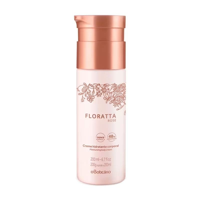Creme Hidratante Desodorante Corporal Floratta Rose 200ml - Foto 1