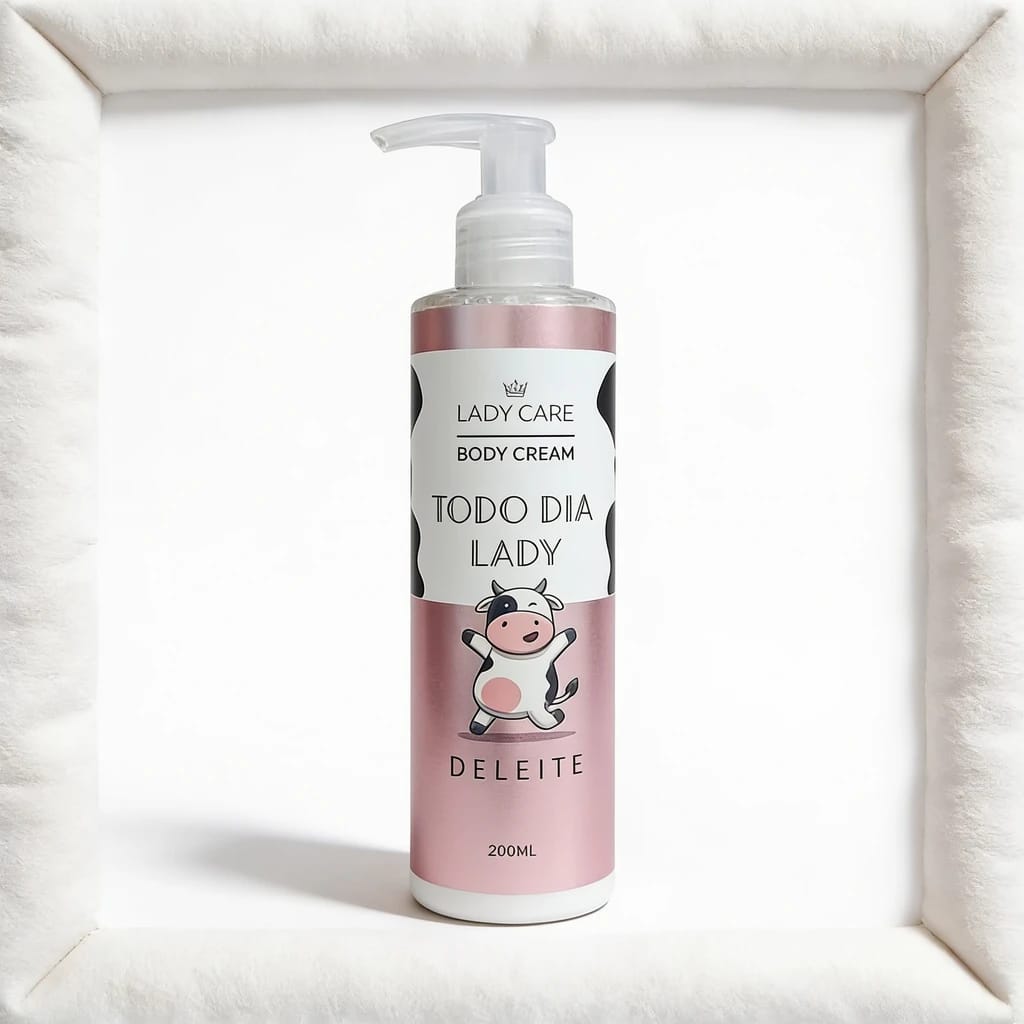 Hidratante Corporal Lady Care De Leite 200ml - Foto 1