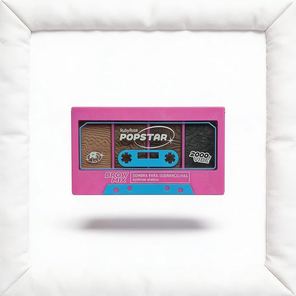 Sombra Para Sobrancelha Ruby Rose Brow Mix Popstar 4 Cores - Foto 1