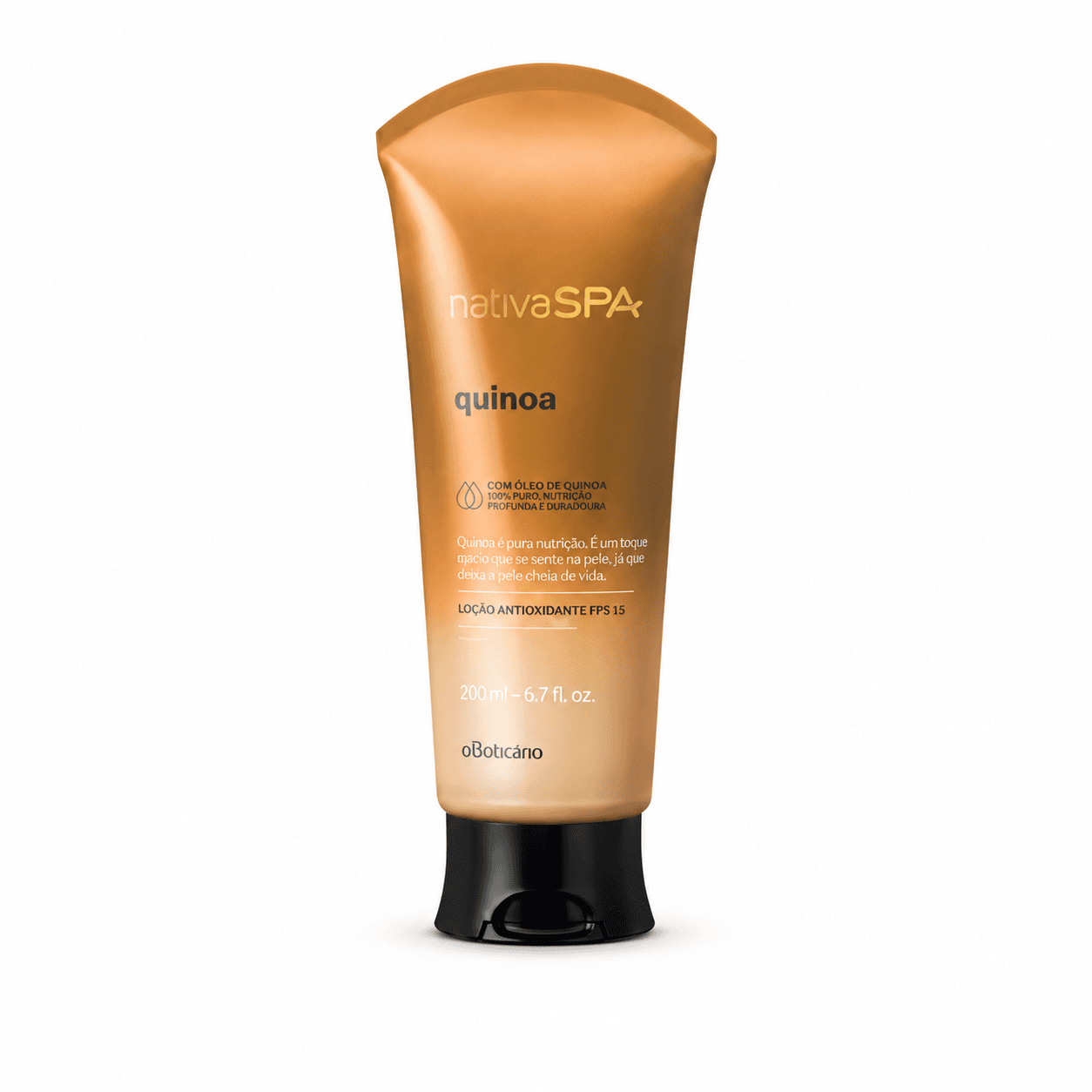 Nativa SPA Quinoa Loção Hidratante Corporal FPS 15 200 ml - Foto 1