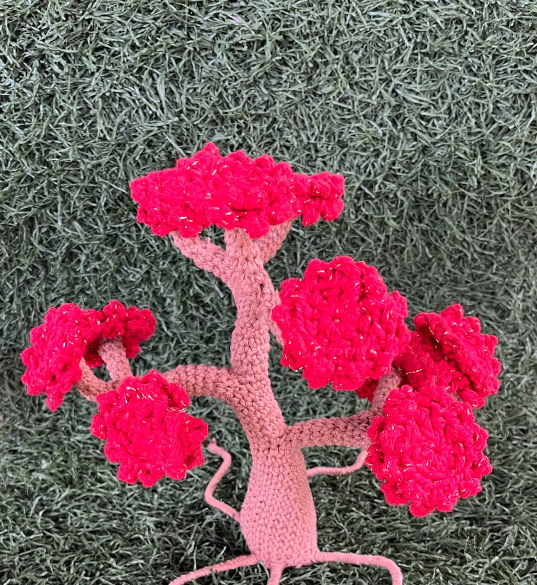 Árvore bonsai em crochê - Foto 3