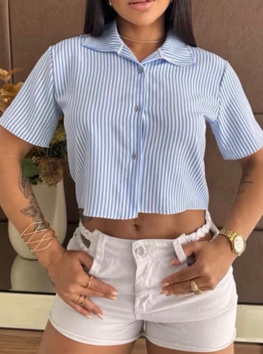 Camisa listrada - Foto 1