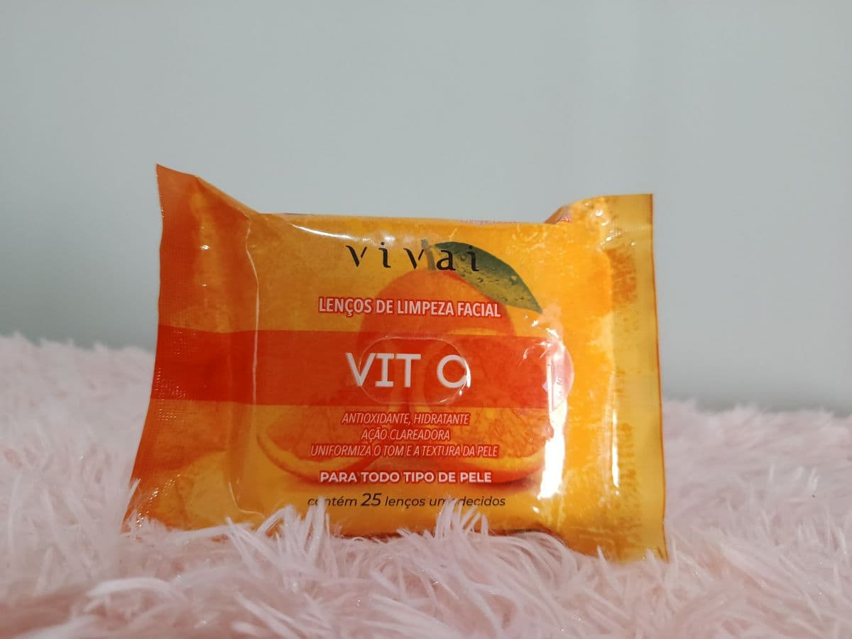 Lenço de limpeza facial vivai