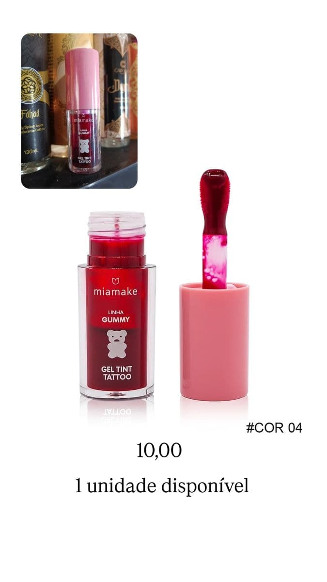 Gel tint Mia Make cor 04