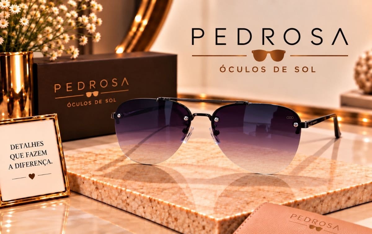 Óculos aviador degradê - Foto 3