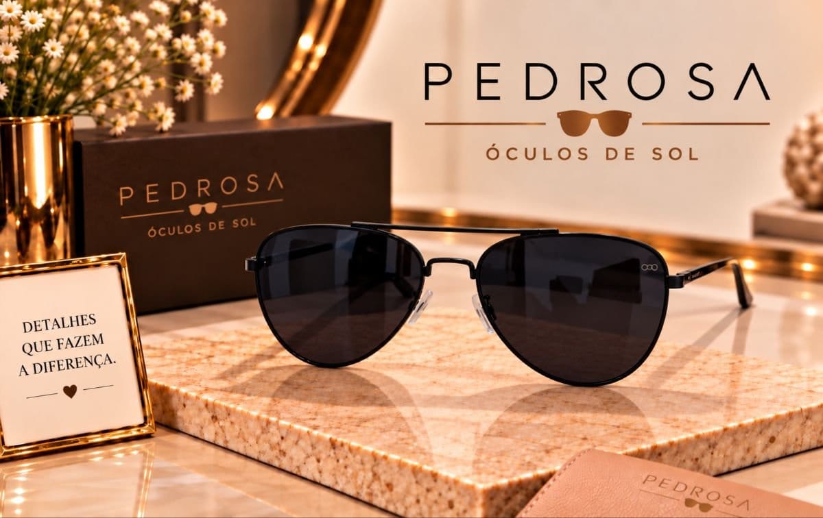 Óculos aviador preto - Foto 2