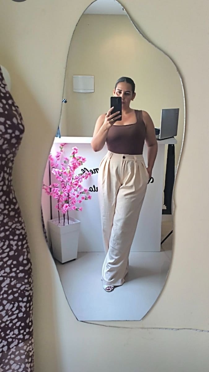 Calça pantalona diana - Foto 1