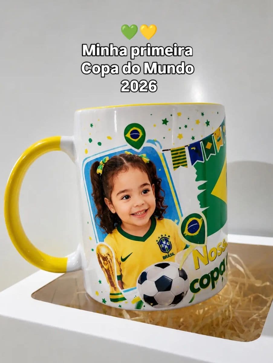 Caneca alça e interior colorido