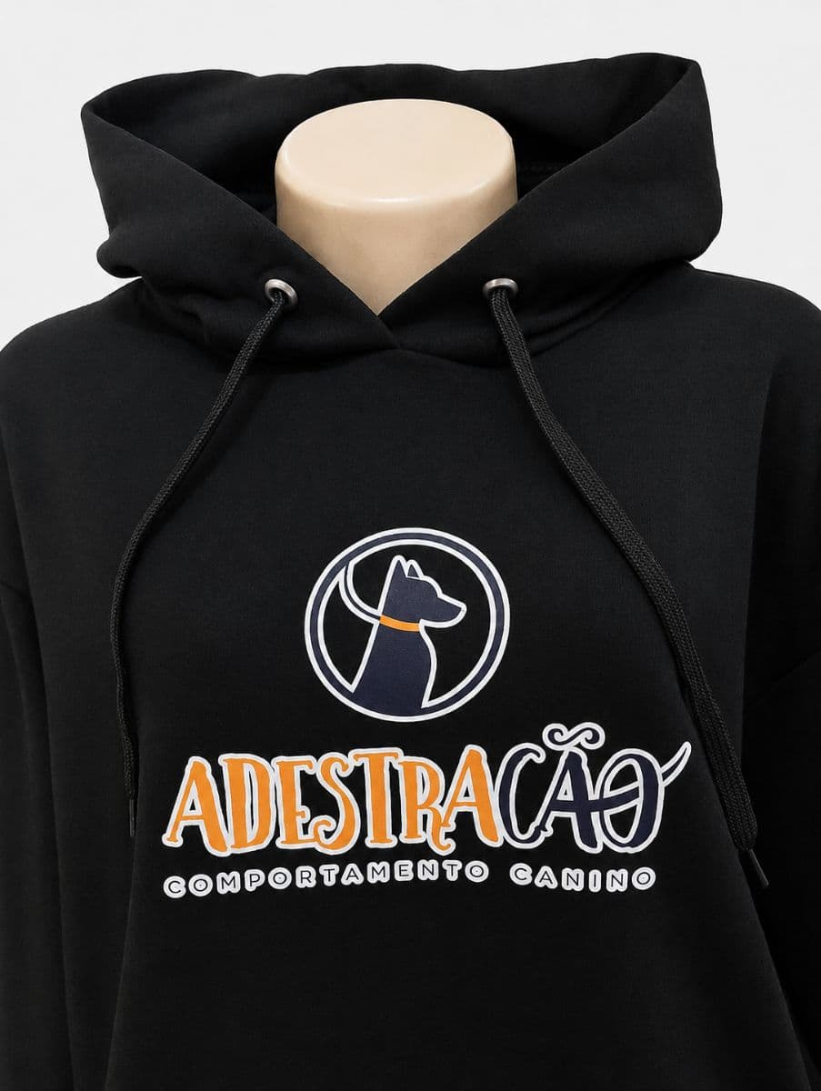 Moletom personalizado logo frente e verso
