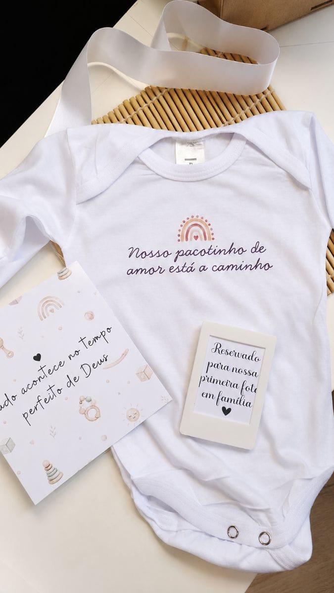 Kit body revelação + Polaroid 3d - Foto 4