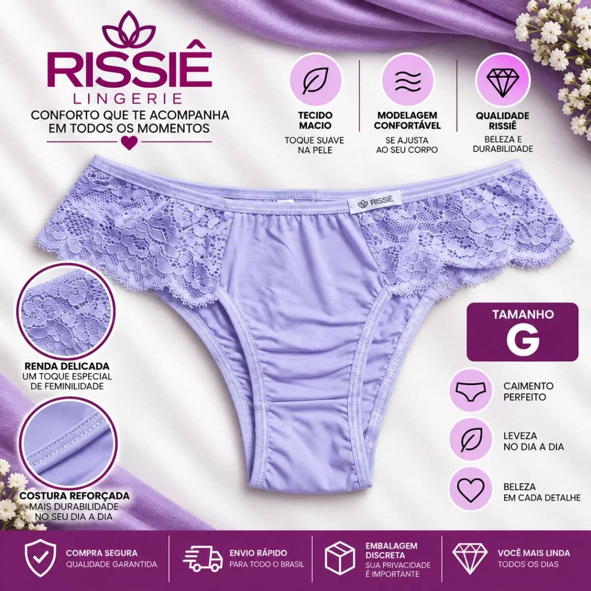 Tanga micro e renda 564