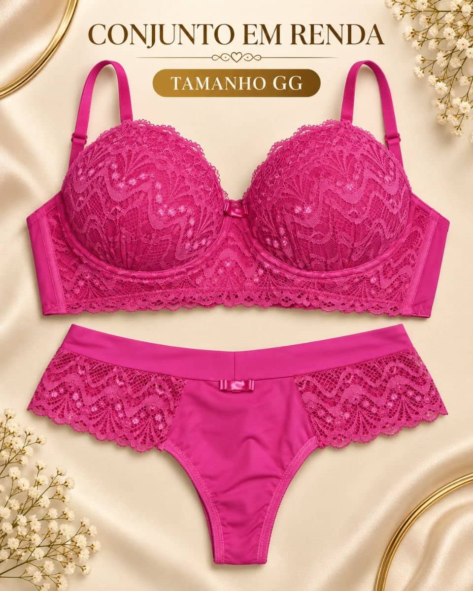 Conjunto micro renda 3962