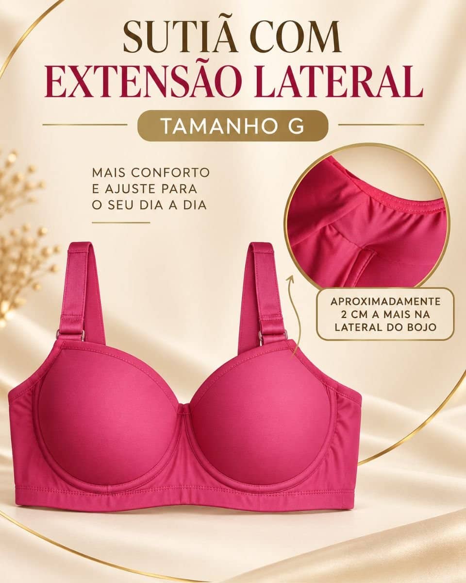 Sutiã Reforçado Extensão lateral 1415