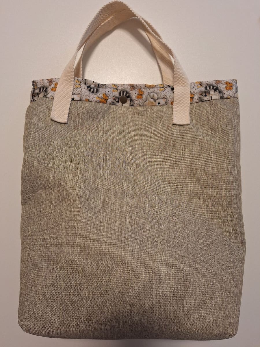 Bolsa Tote em tricoline - Foto 1