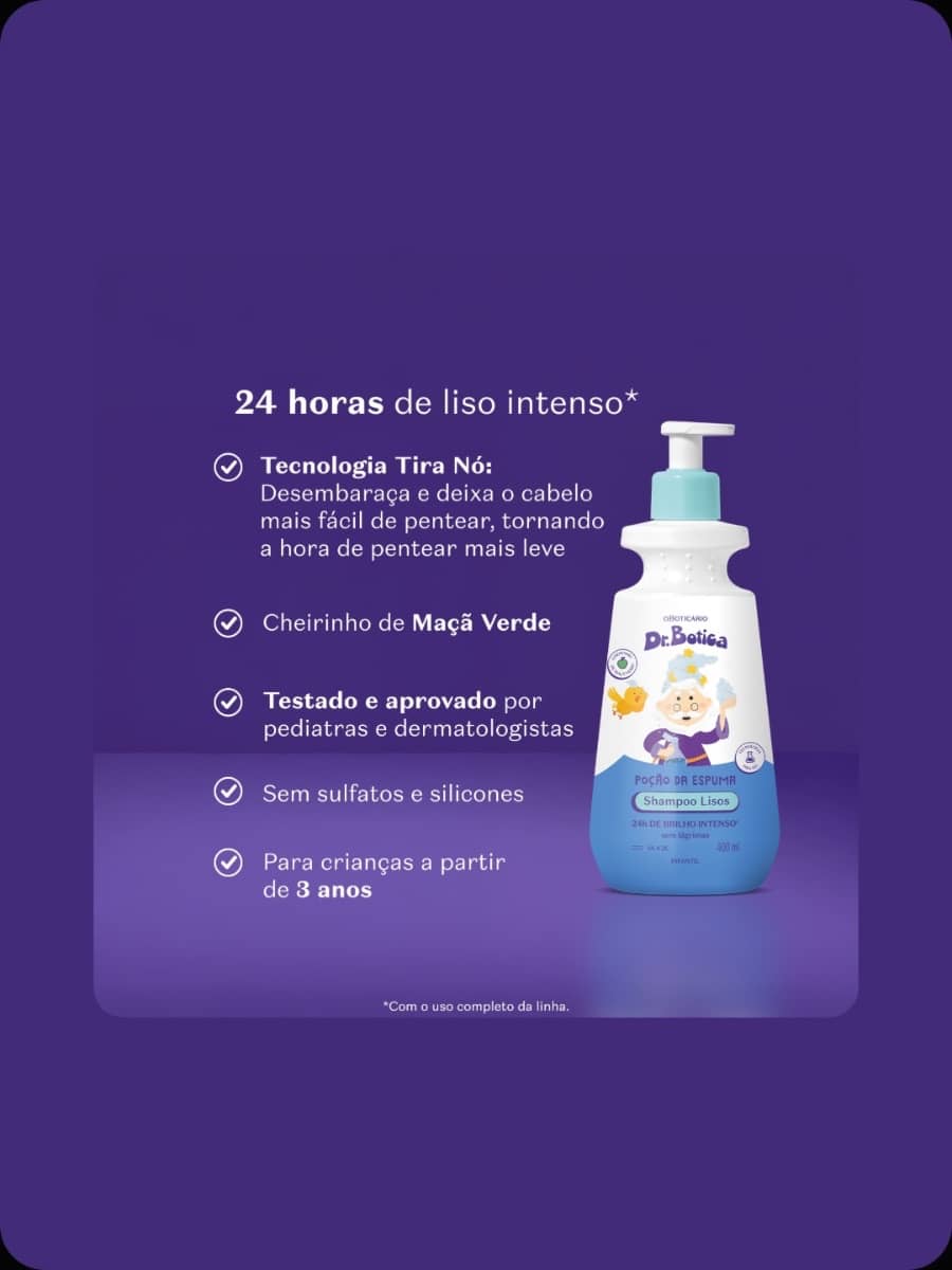 Dr.Botica shampoo liso