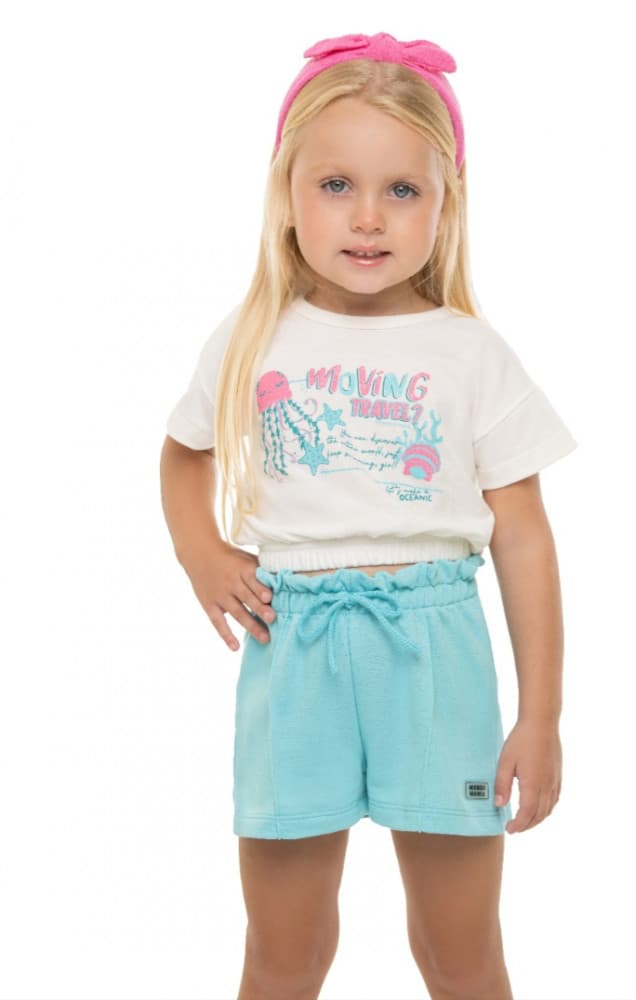 Short menina Mundo Mania