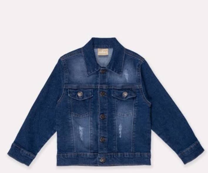 Jaqueta jeans unissex Milon