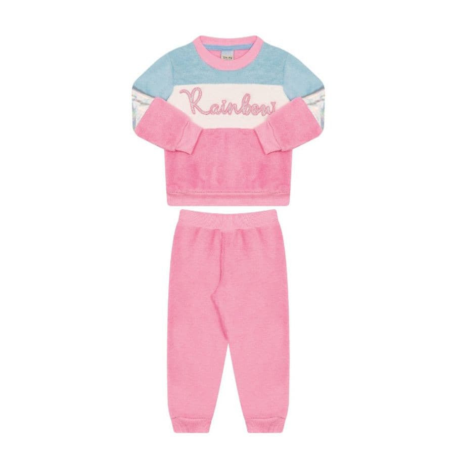 Conjunto Menina Tricolor Tileesul