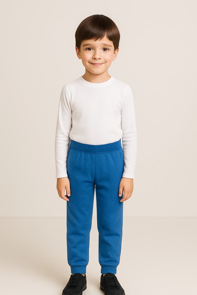 Calça menino moletom peluciado