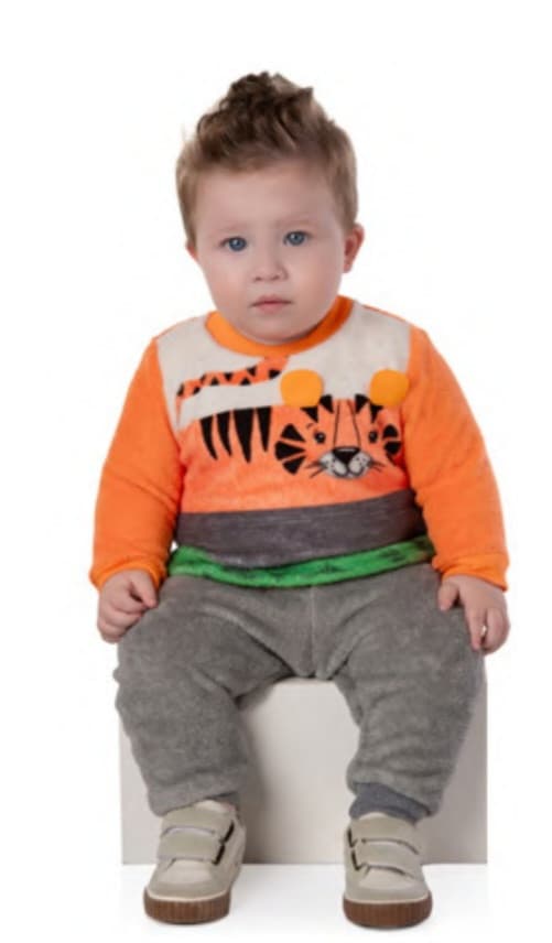 Conjunto em pelo Tigre Tileesul